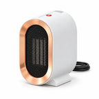 Radiateur électrique Airaneo® blanc au contour cuivré