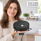 16 cm: la taille d’une assiette, il tient dans une main